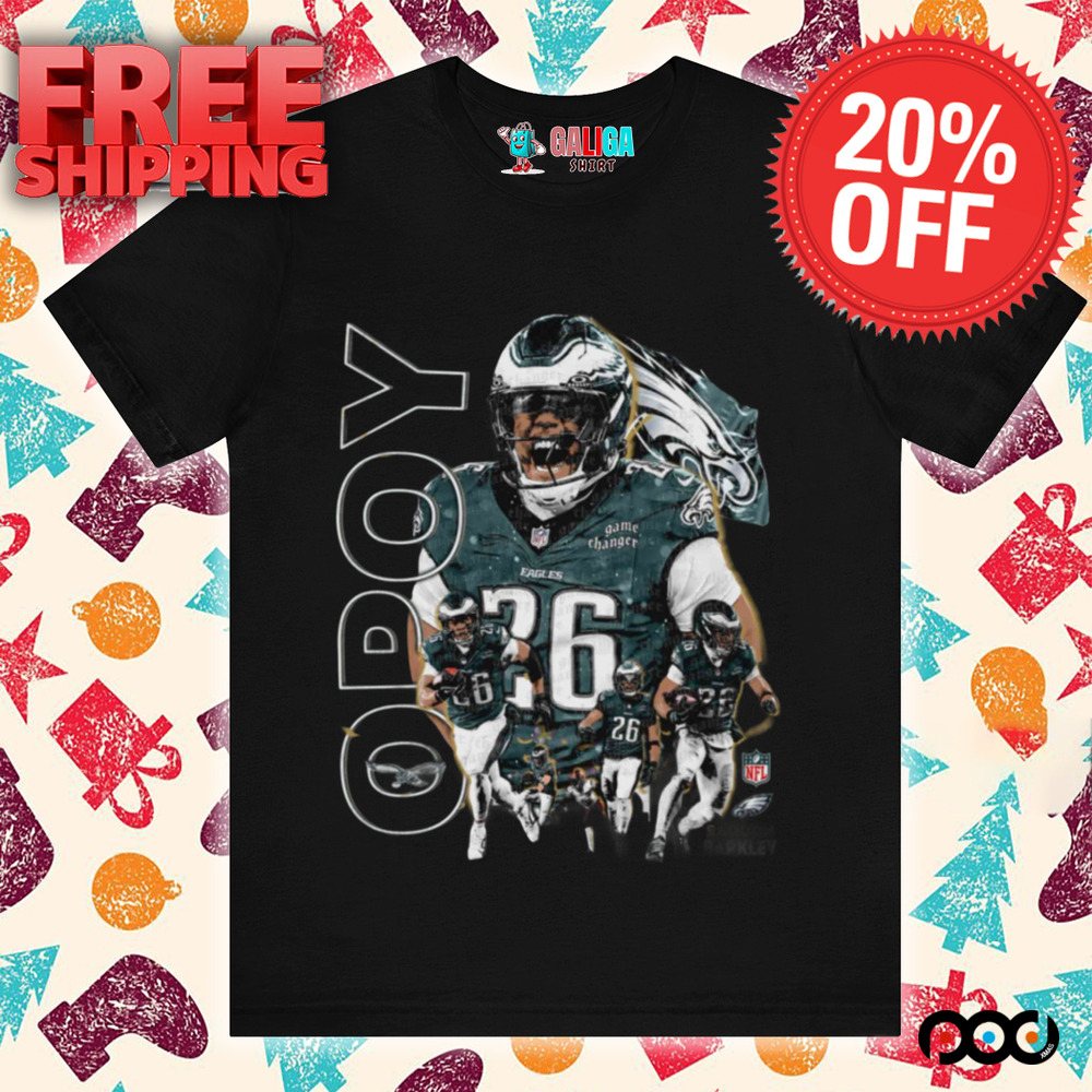 Saquon Barkley - OPOY RB Philadelphia Eagles 2024 AP NLP Shirt