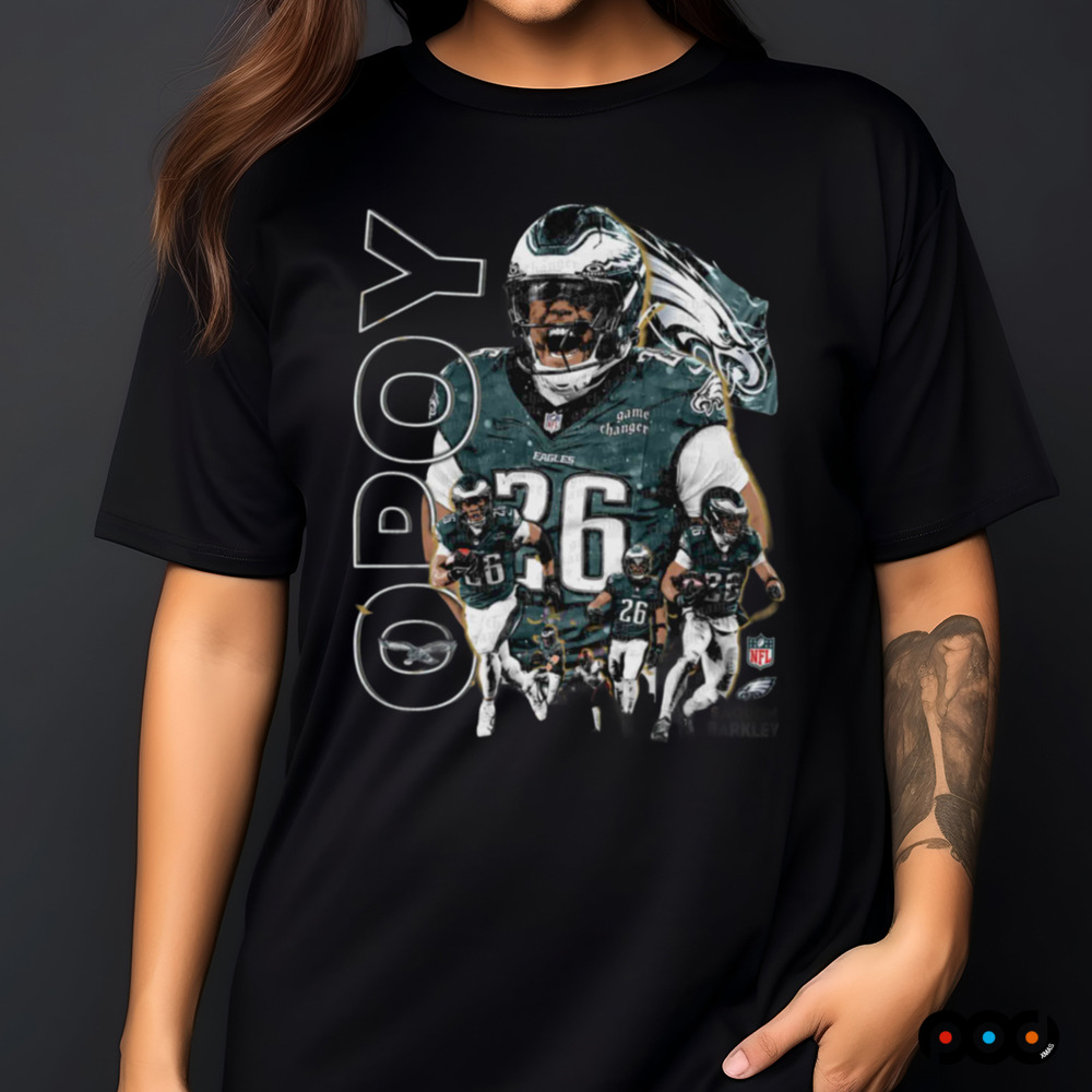 Saquon Barkley - OPOY RB Philadelphia Eagles 2024 AP NLP Shirt