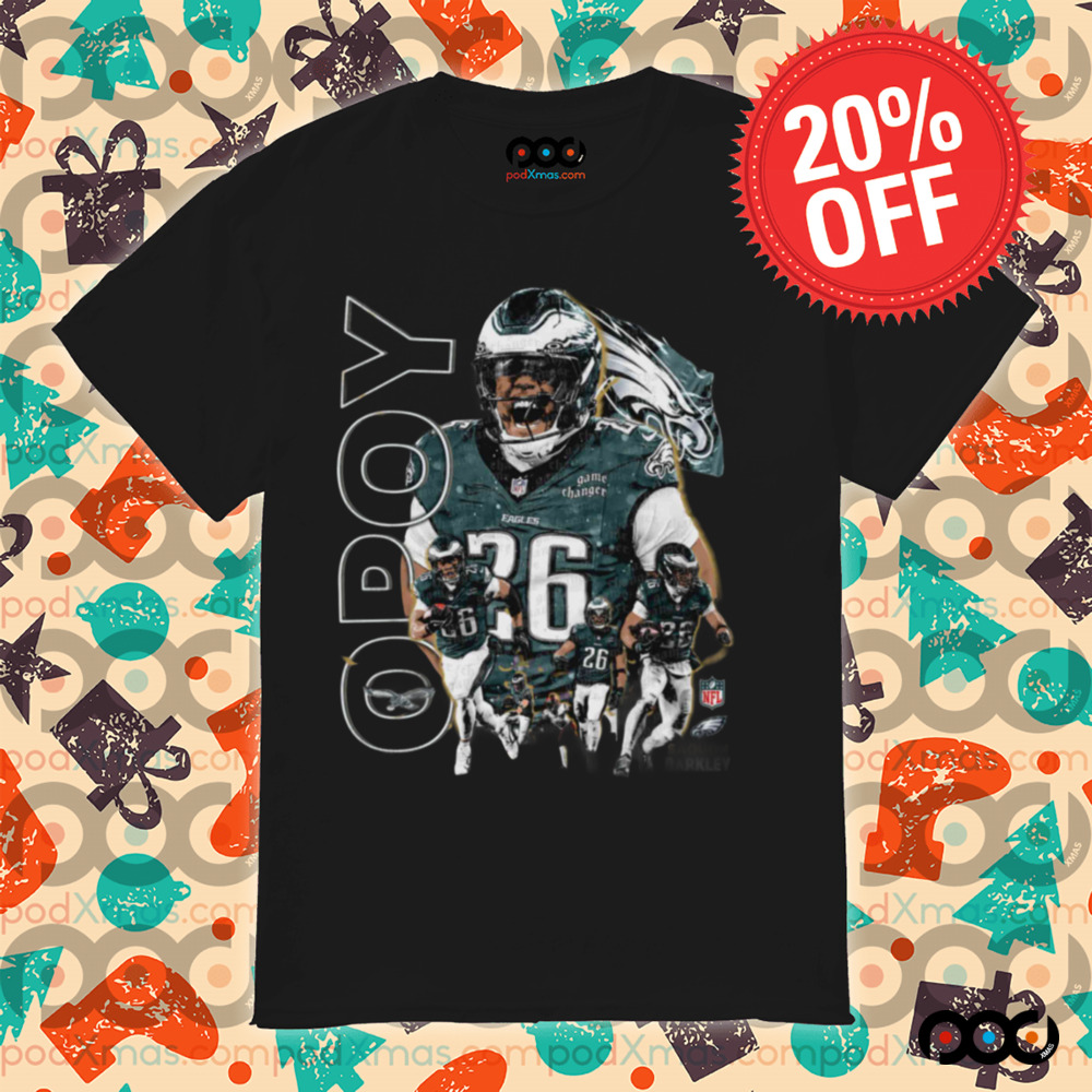 Saquon Barkley - OPOY RB Philadelphia Eagles 2024 AP NLP Shirt