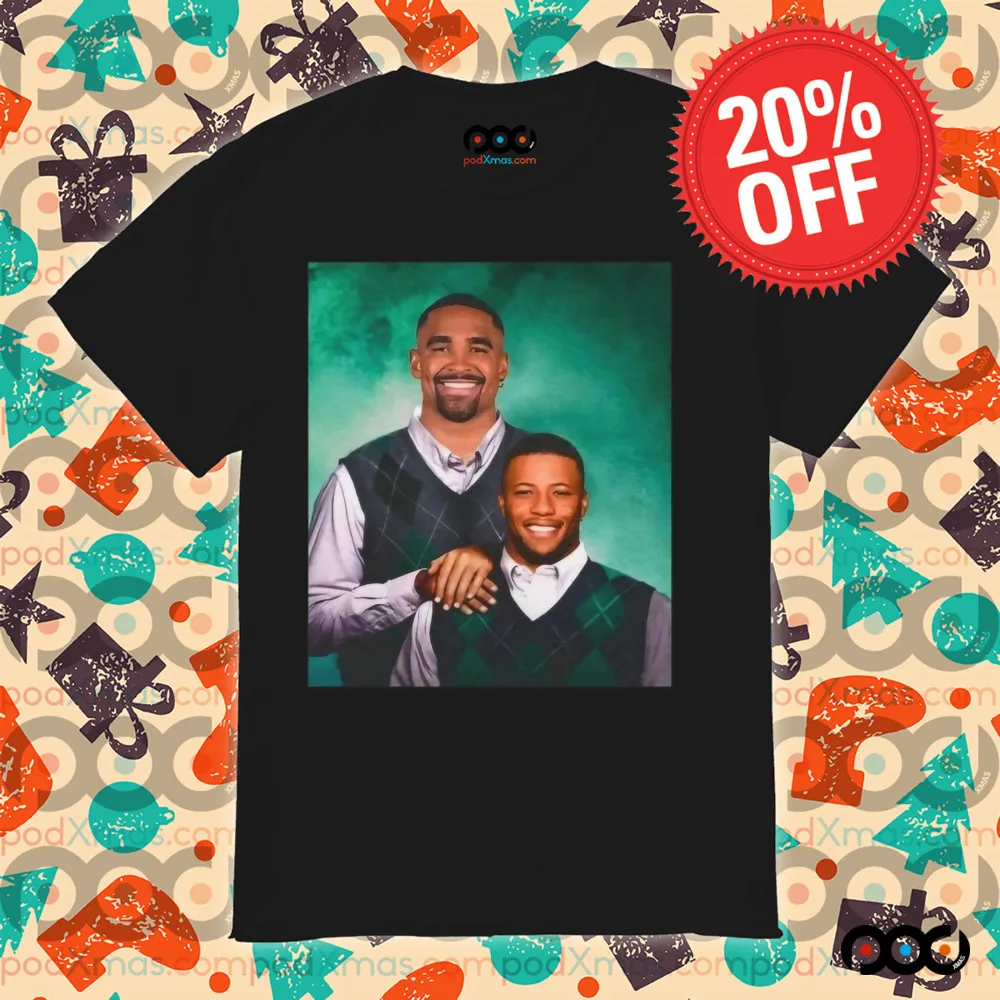 Saquon Barkley And Jalen Hurts Step Brothers Philadelphia Eagles Shirt