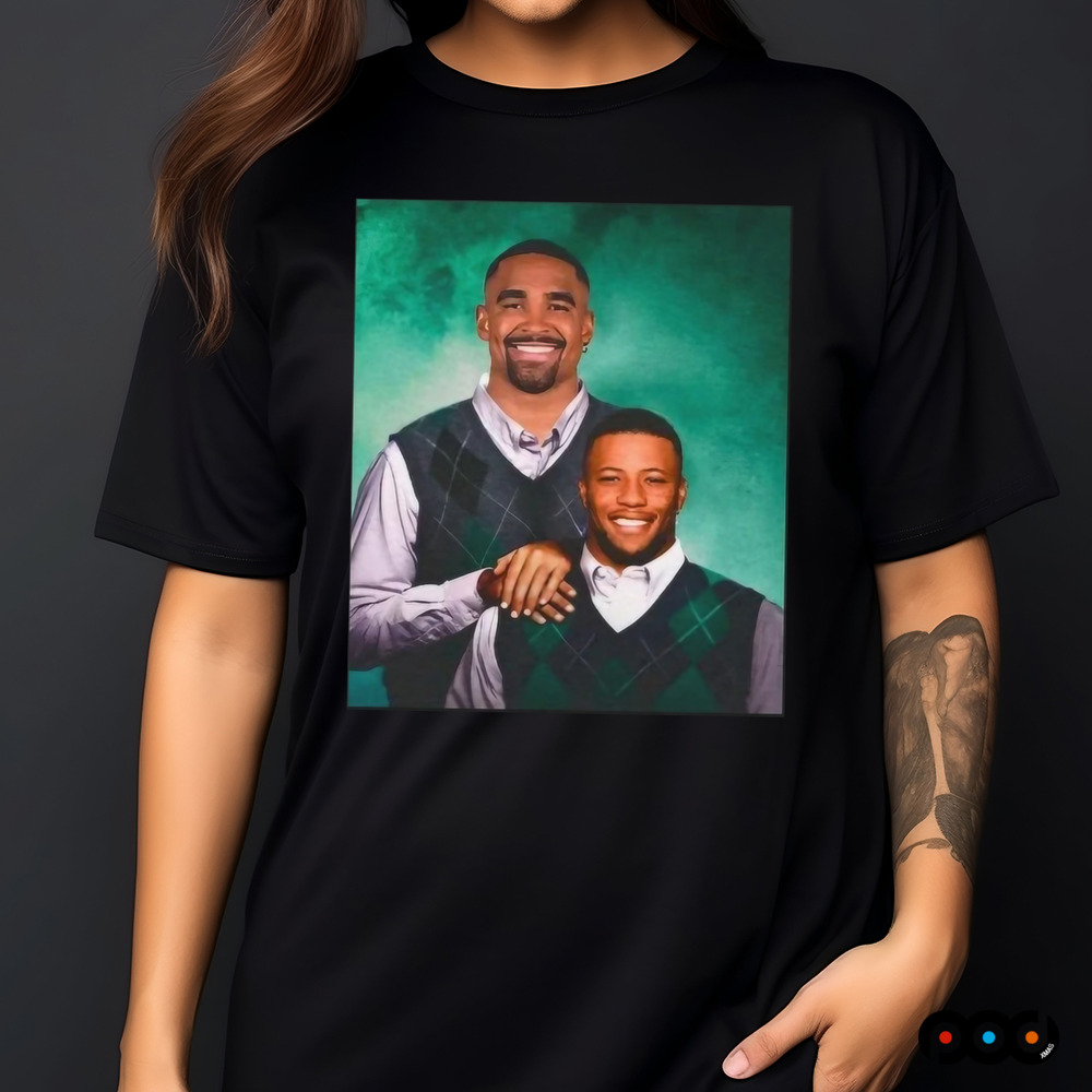 Saquon Barkley And Jalen Hurts Step Brothers Philadelphia Eagles Shirt