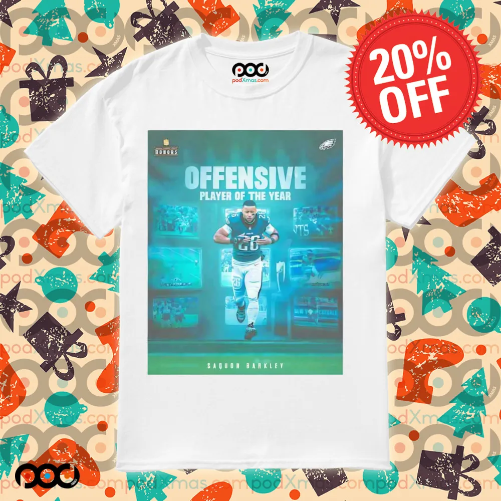 Saquon Barkley NFL offensive player of the year shirt