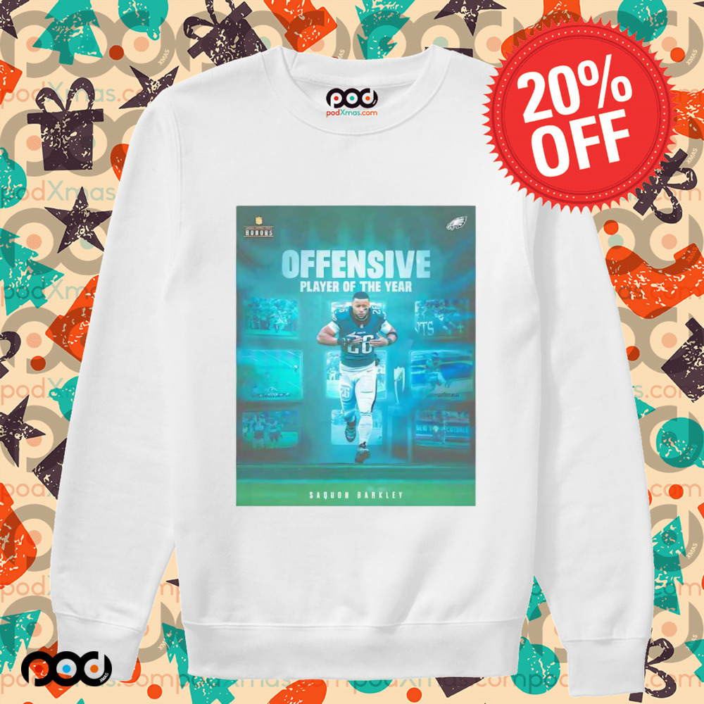 Saquon Barkley NFL offensive player of the year shirt