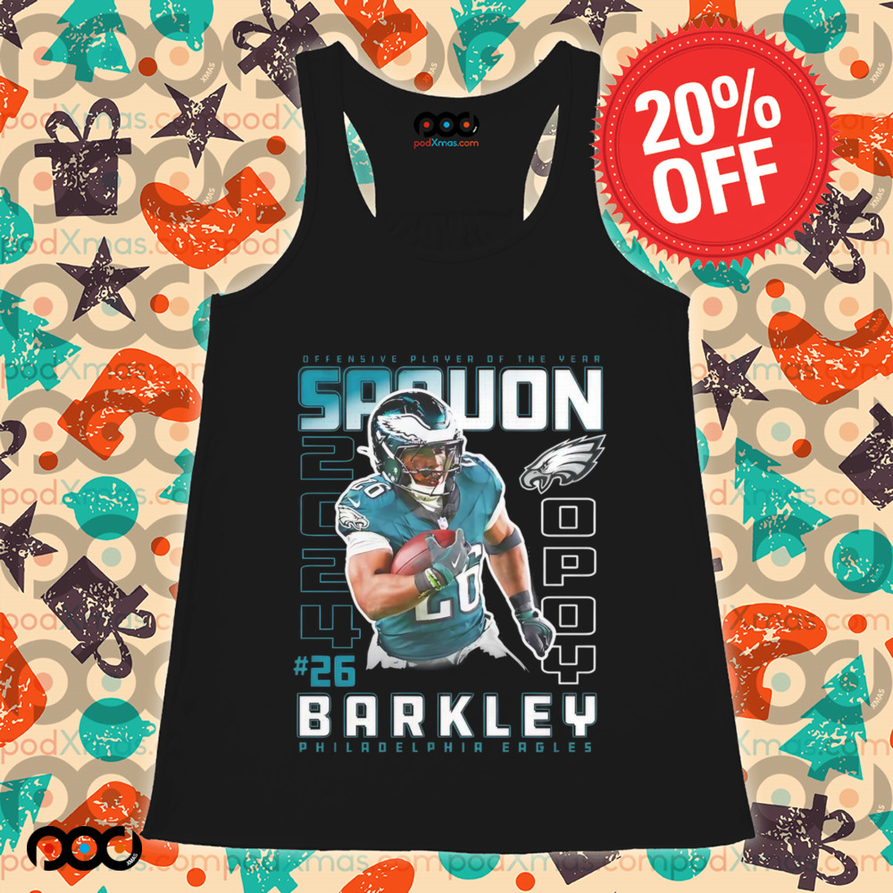 Saquon Barkley Philadelphia Eagles 2024 Offensive Player of the Year shirt
