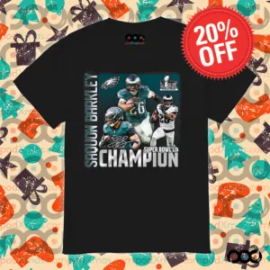 Saquon Barkley Philadelphia Eagles Super Bowl LIX Champions Shirt