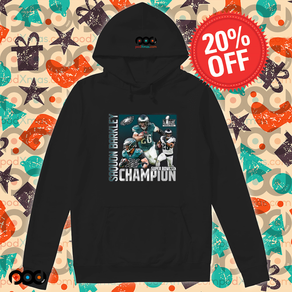 Saquon Barkley Philadelphia Eagles Super Bowl LIX Champions Shirt