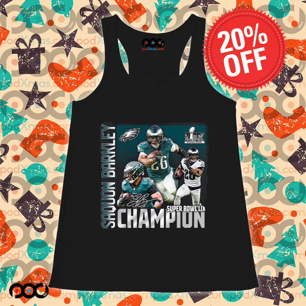 Saquon Barkley Philadelphia Eagles Super Bowl LIX Champions Shirt