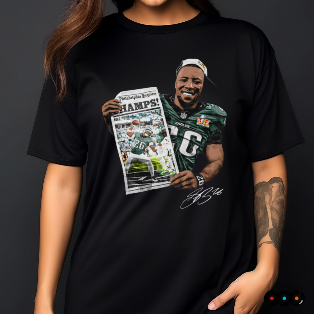 Saquon Barkley SB Philadelphia Eagles MVP NFL Signature shirt