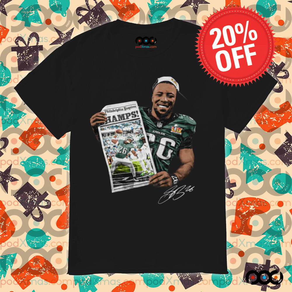 Saquon Barkley SB Philadelphia Eagles MVP NFL Signature shirt