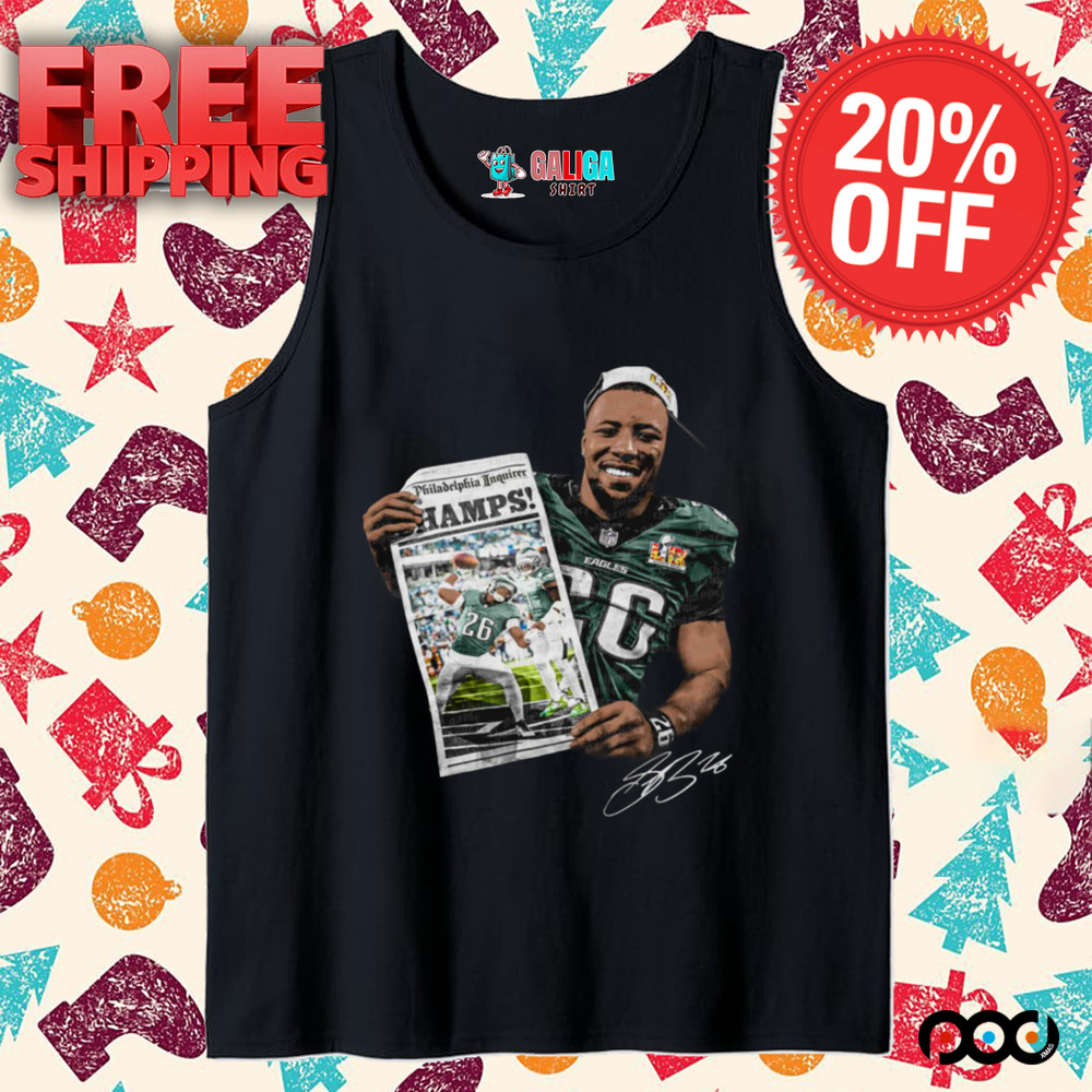Saquon Barkley SB Philadelphia Eagles MVP NFL Signature shirt
