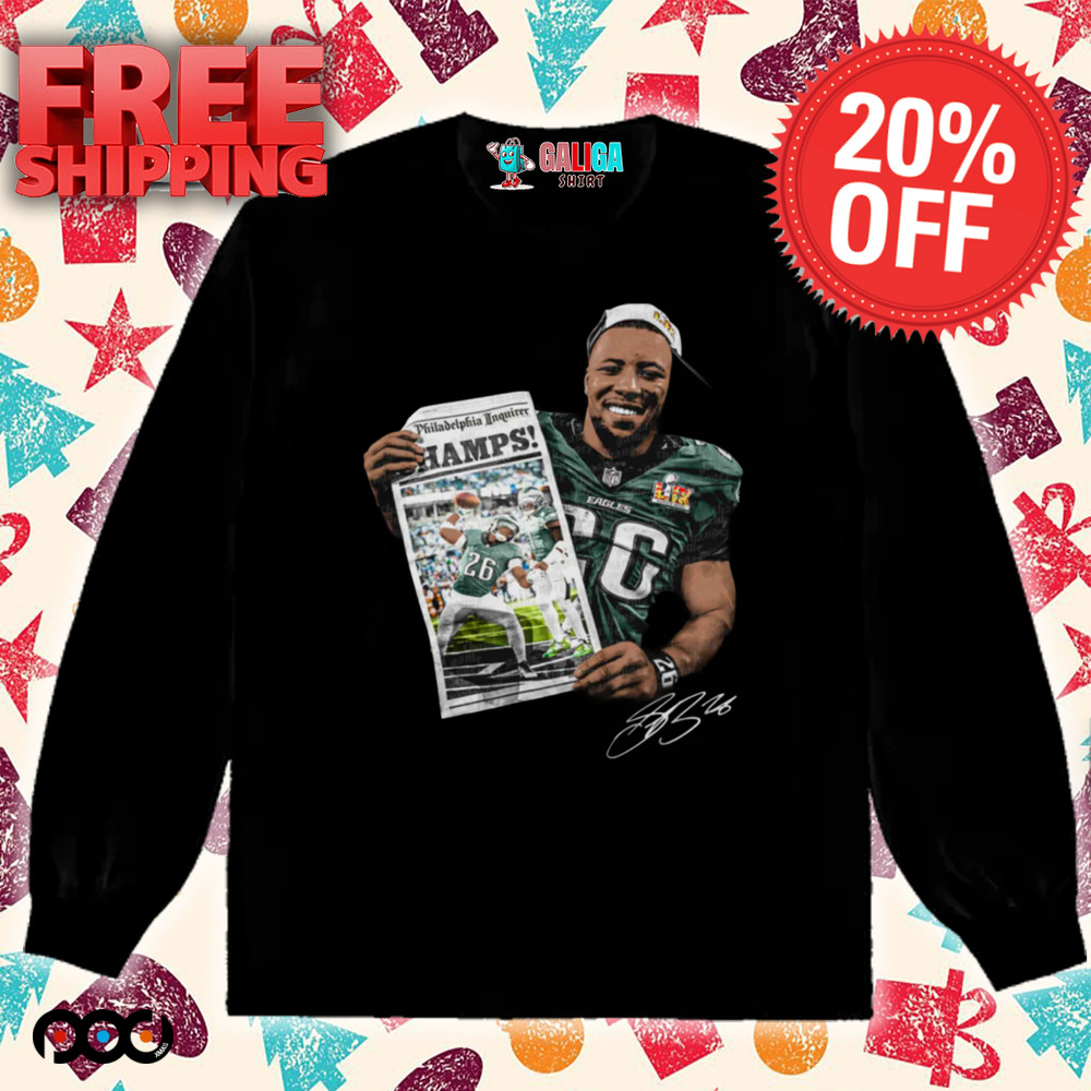 Saquon Barkley SB Philadelphia Eagles MVP NFL Signature shirt
