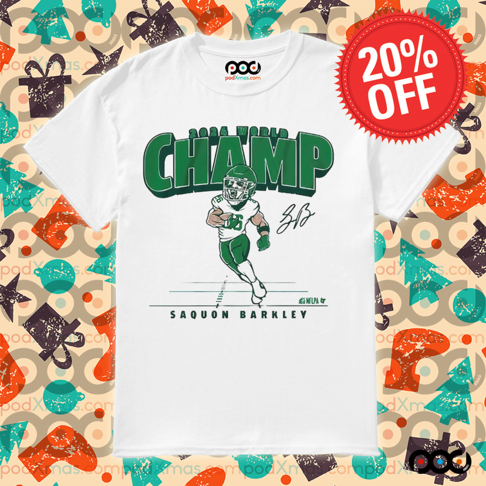 Saquon Barkley World Champion Caricature Shirt