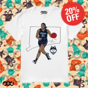 Sarah Strong State Star UConn Huskies signature shirt