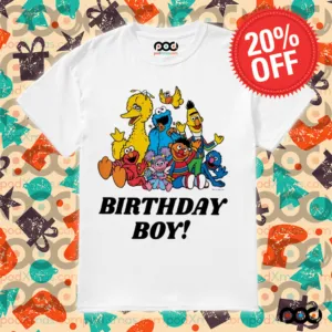 Sesame Street Happy Birthday Boy Shirt