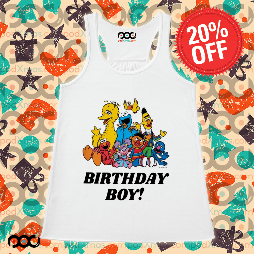 Sesame Street Happy Birthday Boy Shirt