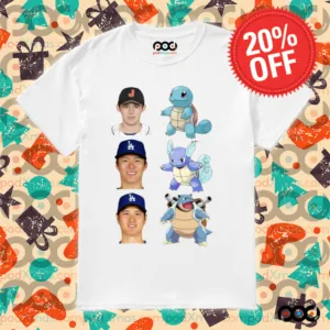 Shohei Ohtani vs Pokemon Zenigame evolution Shirt