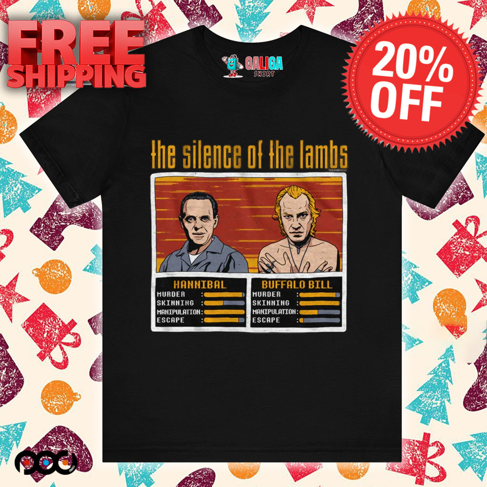 Silence of The Lambs Movie Hannibal Lecter VS Buffalo Bill Shirt