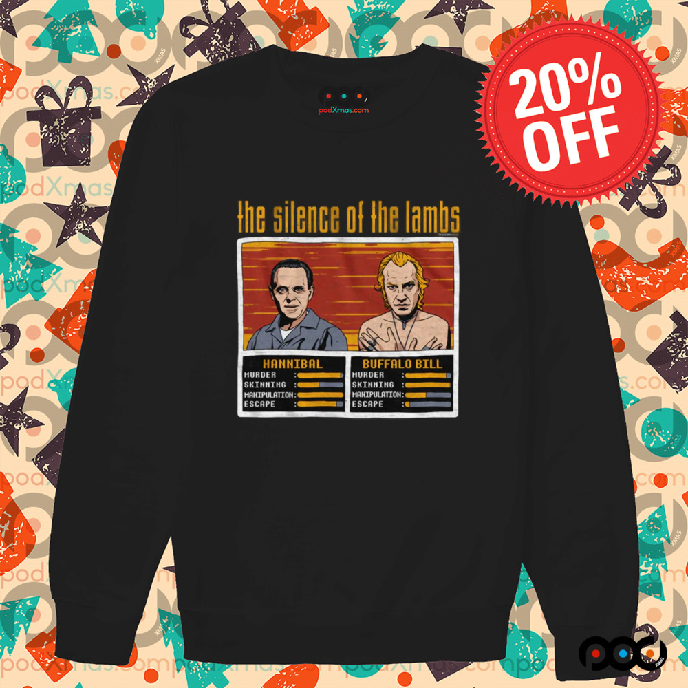Silence of The Lambs Movie Hannibal Lecter VS Buffalo Bill Shirt