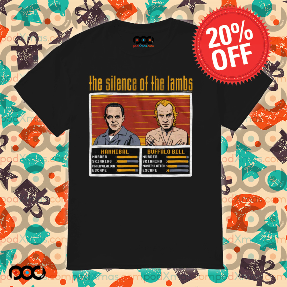 Silence of The Lambs Movie Hannibal Lecter VS Buffalo Bill Shirt