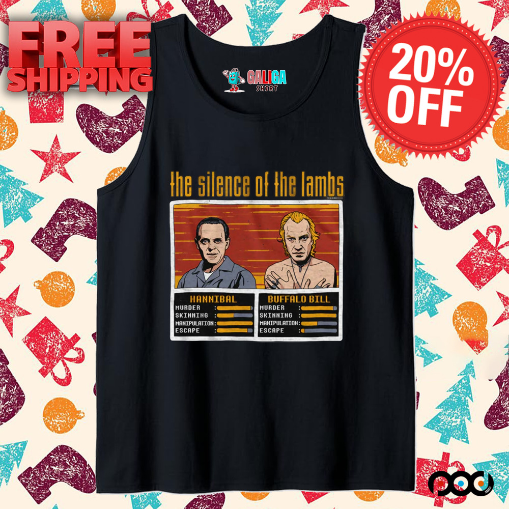 Silence of The Lambs Movie Hannibal Lecter VS Buffalo Bill Shirt