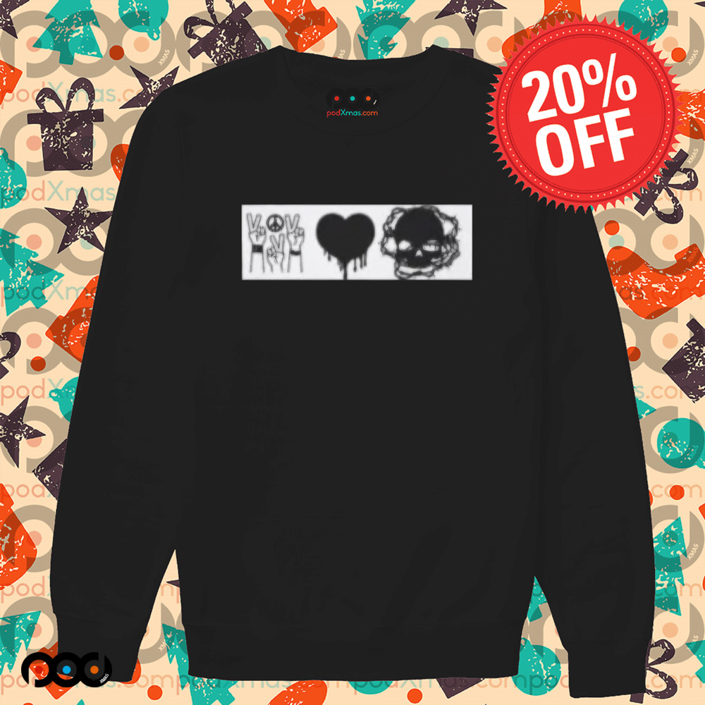 Skull Peace Love Death Match Shirt