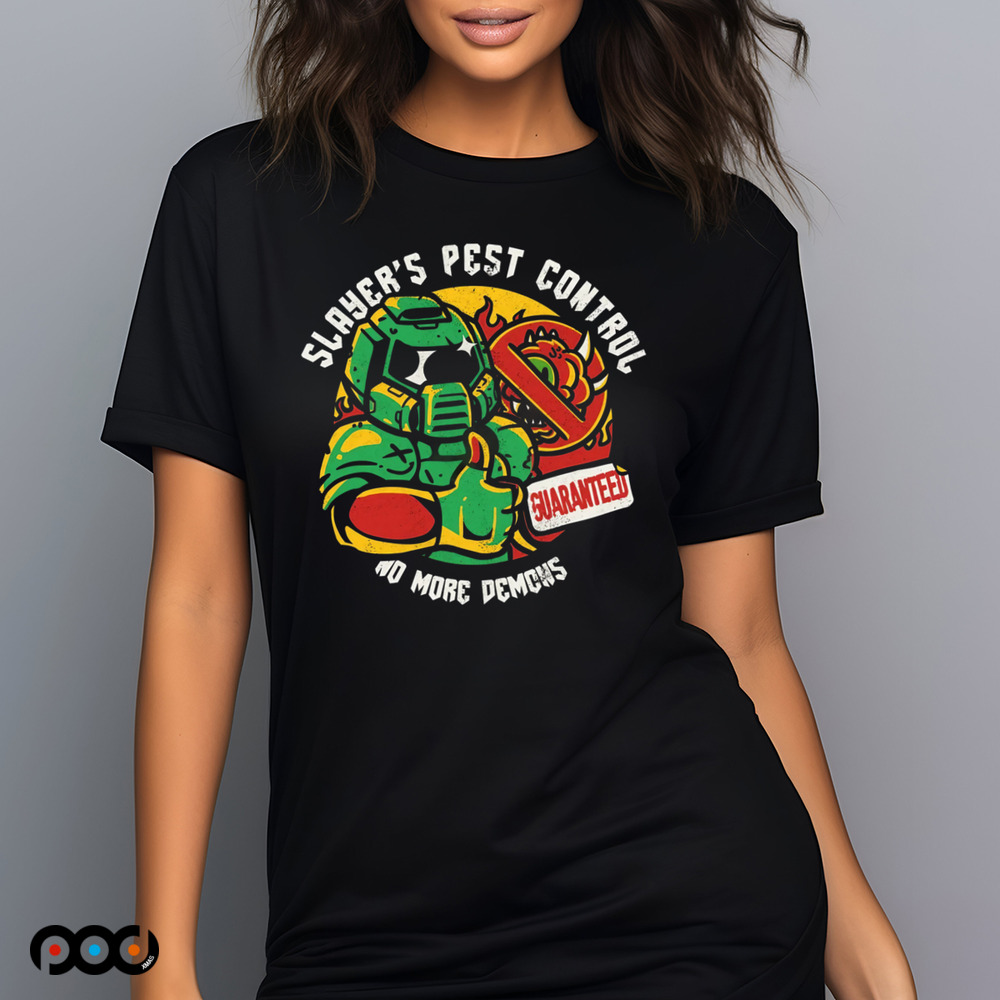 Slayer's Pest control no more demons guaranteed shirt