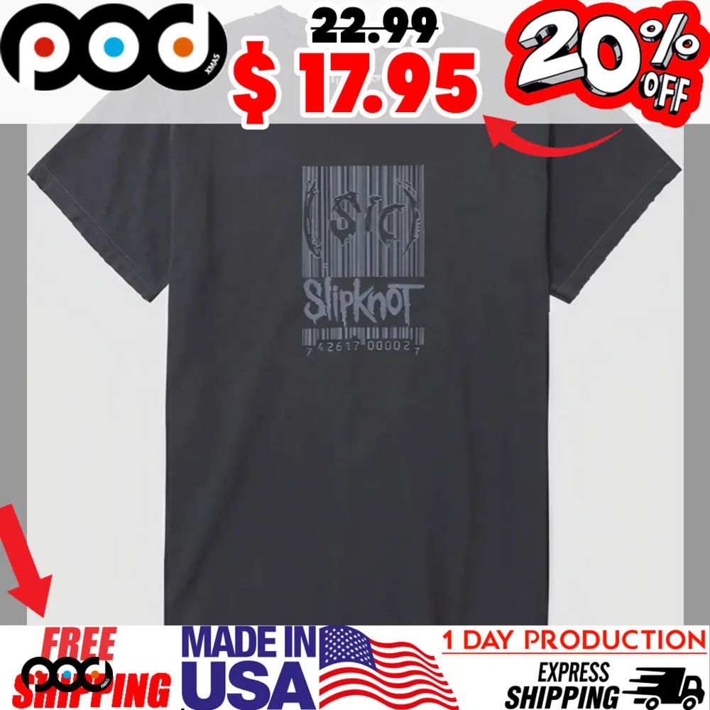 Slipknot Spirit Board Boyfriend Fit Girls Barcode Shirt