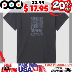 Slipknot Spirit Board Boyfriend Fit Girls Barcode Shirt