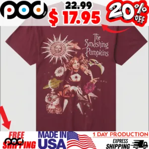 Smashing Pumpkins Infinite Sadness World Tour Girls Sun Art Shirt