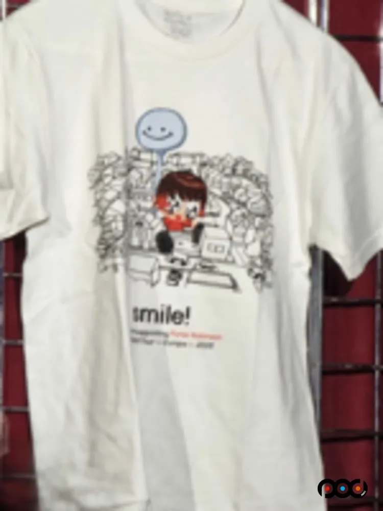 Smile support Porter Robinson World tour Europe 2025 shirt