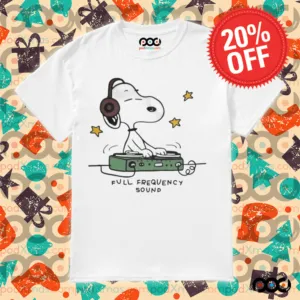 Snoopy DJ Full Frequency Sound Shirt