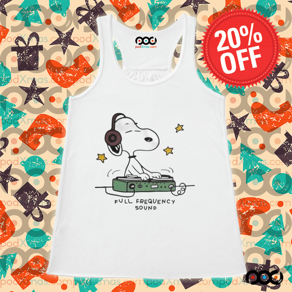 Snoopy DJ Full Frequency Sound Shirt