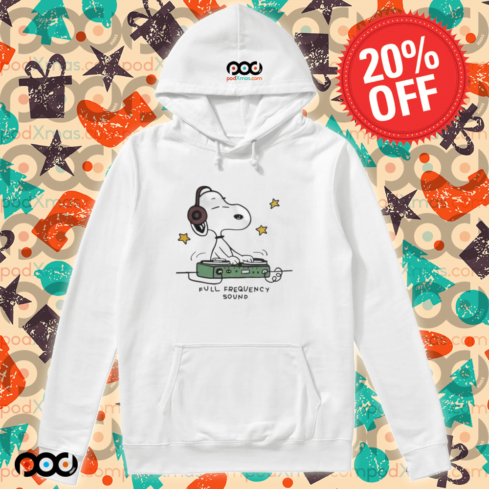 Snoopy DJ Full Frequency Sound Shirt