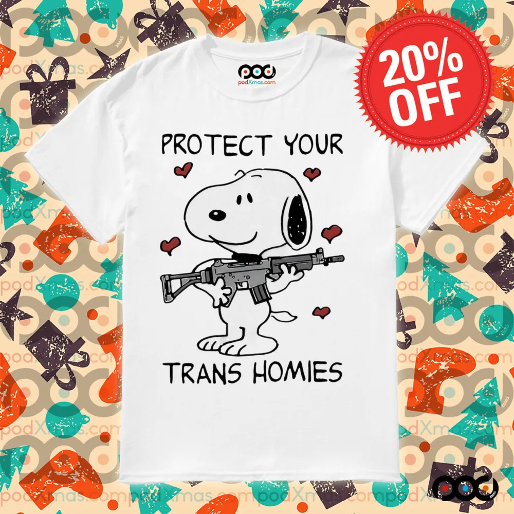 Snoopy Peanuts protect your trans homies shirt