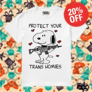 Snoopy Peanuts protect your trans homies shirt