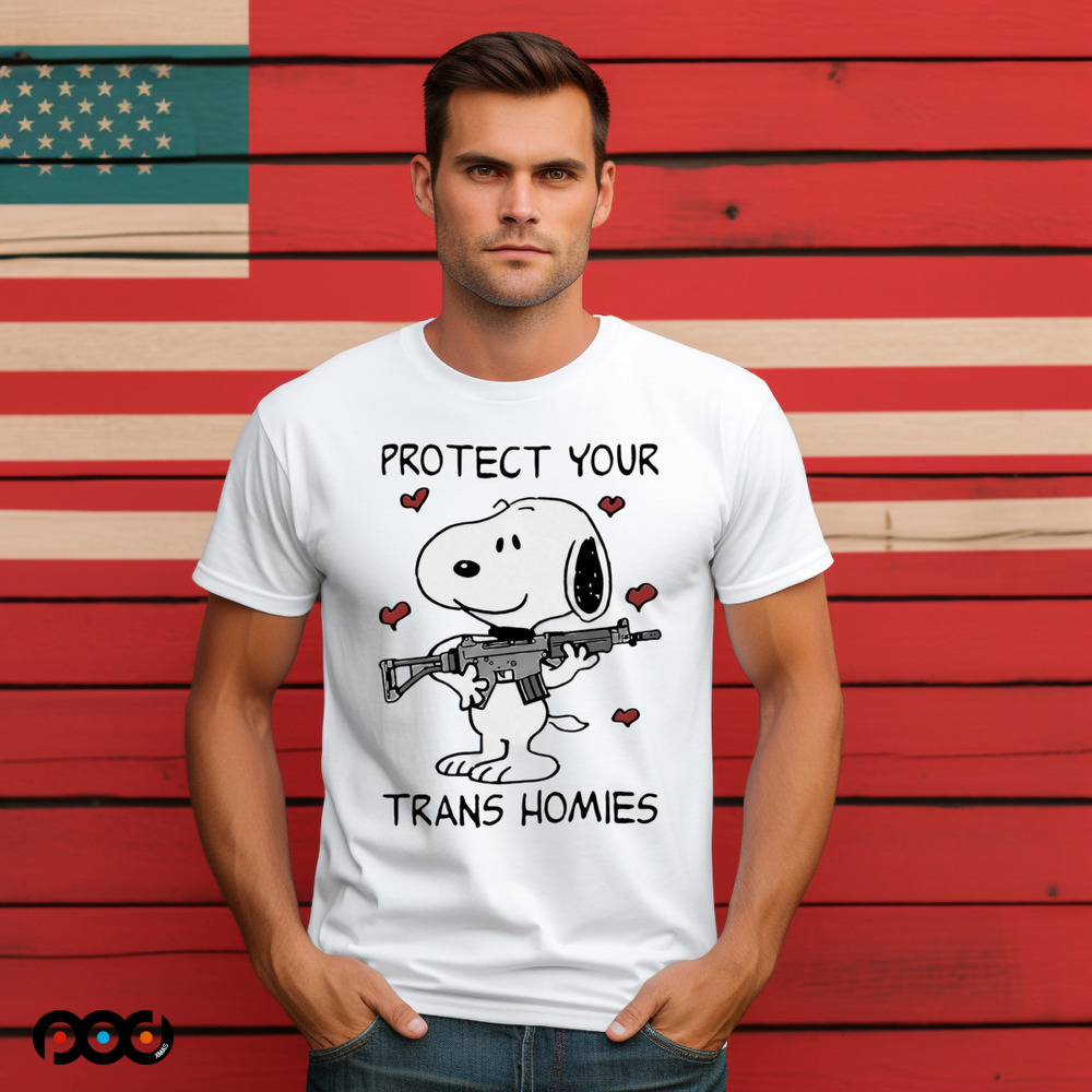 Snoopy Peanuts protect your trans homies shirt