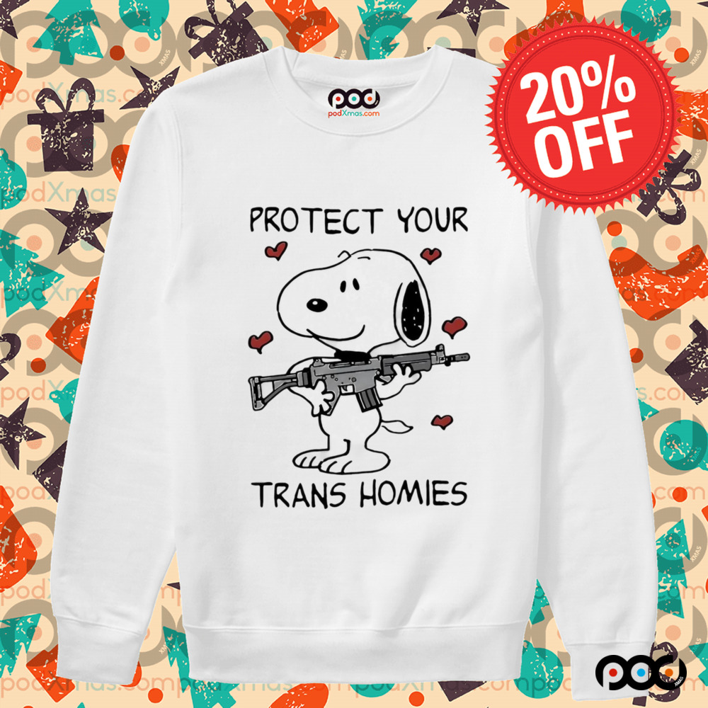 Snoopy Peanuts protect your trans homies shirt