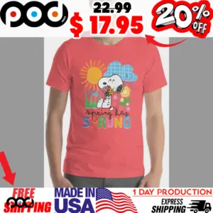 Snoopy spring has sprung Spring Sunshine Childhood Joy Shirt