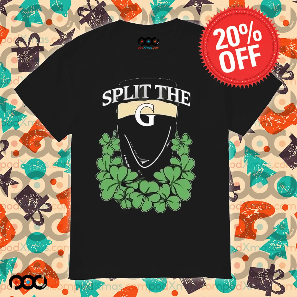 Split The G Shamrock St. Patrick’s Day Shirt