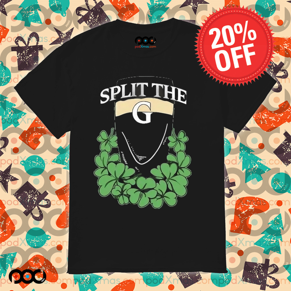 Split The G Shamrock St. Patrick’s Day Shirt