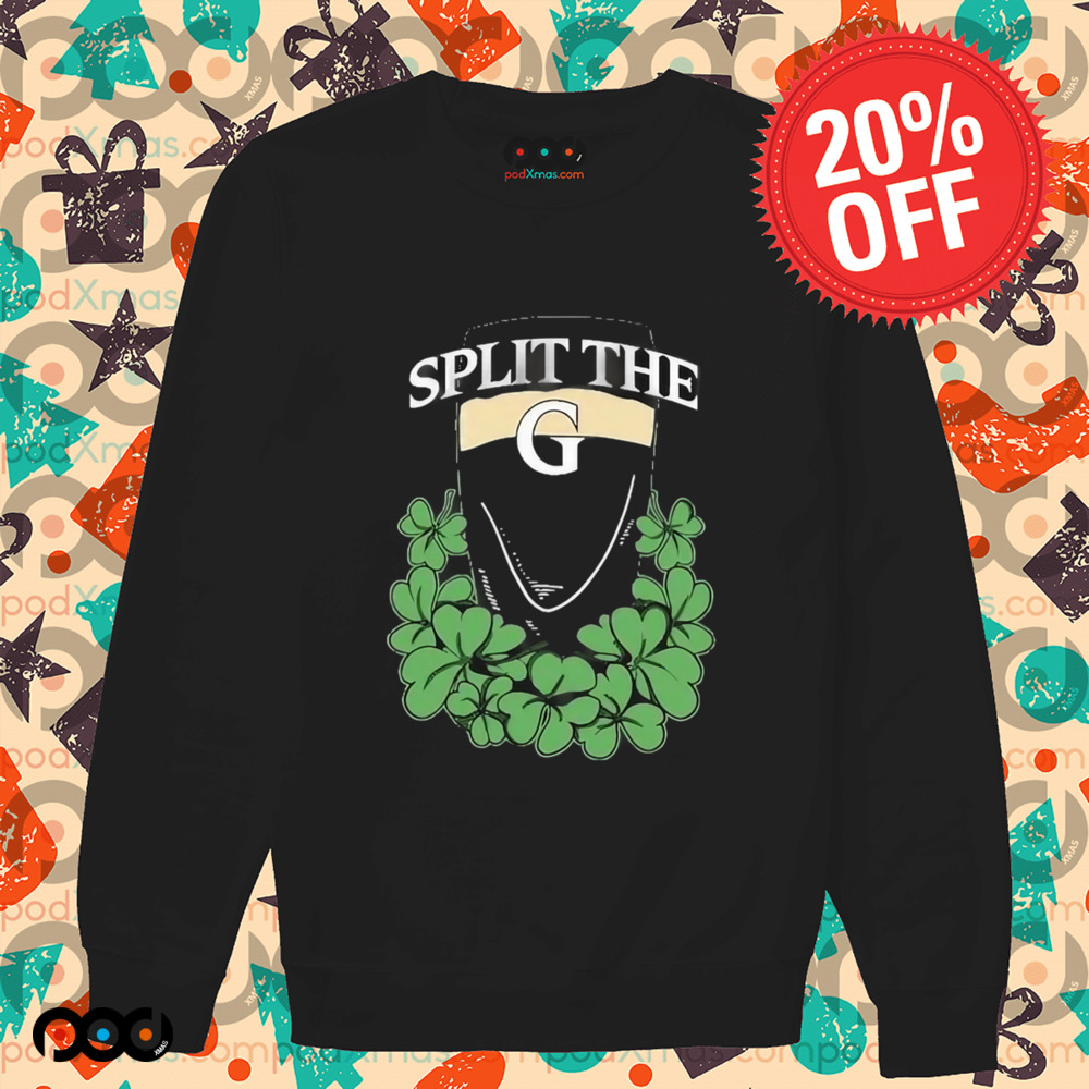 Split The G Shamrock St. Patrick’s Day Shirt