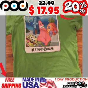 SpongeBob SquarePants Ocean Photograph MEME Photobomb Shirt