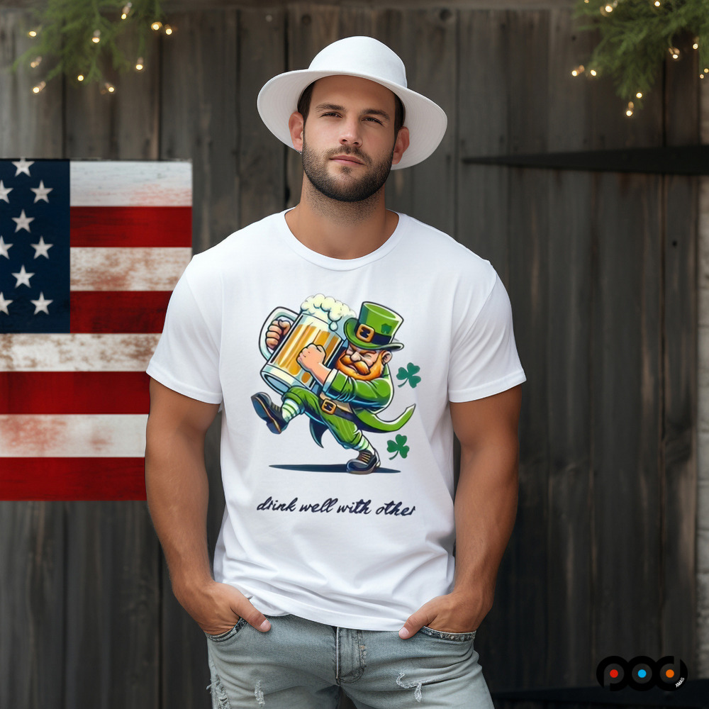 St.Patrick's Day Drinks well with other beer shirt St.Patrick's Day Drinks well with other beer shirt