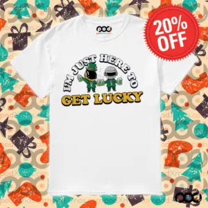 St. Patrick's day I'm just here to get lucky shirt