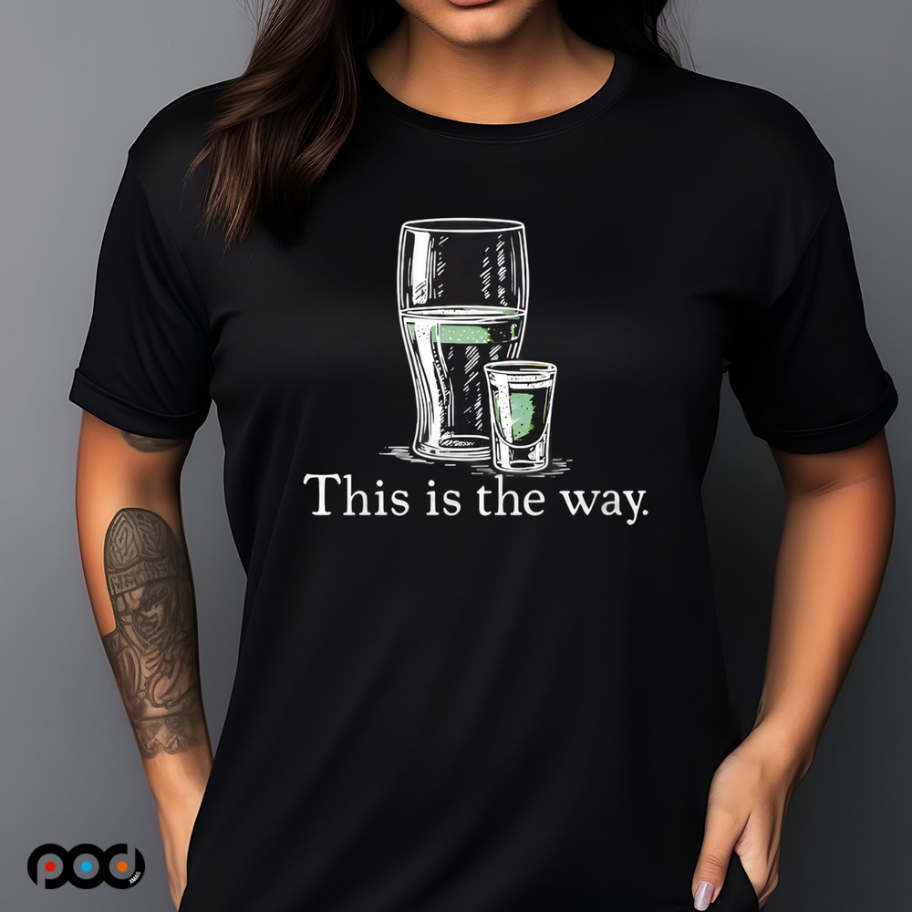 St. Patrick’s day beer this is the way Beer Star Wars Alcohol shirt