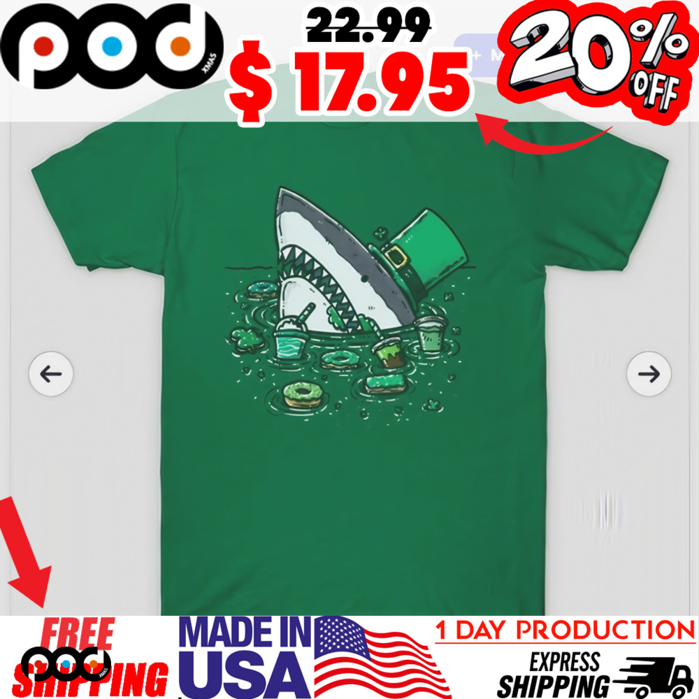 St Patricks Day Sweets Shark wearing hat Shirt