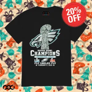 Super Bowl Champions 2025 “Fly Eagles Fly” NFL Philadelphia Eagles Shirt