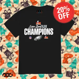 Super Bowl LIX Champions Philadelphia Eagles logo shirt
