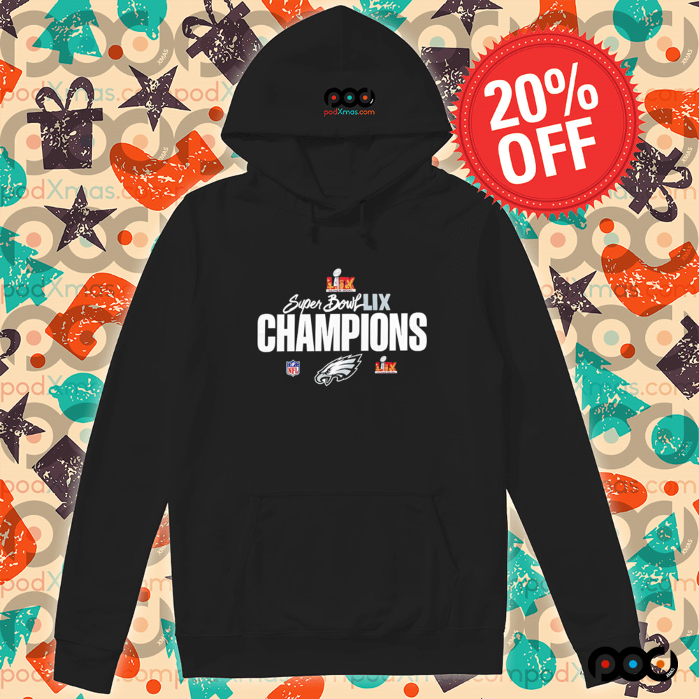 Super Bowl LIX Champions Philadelphia Eagles logo shirt