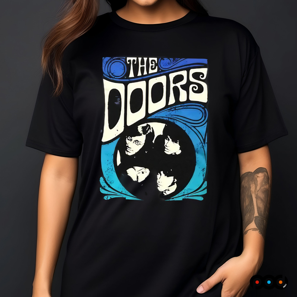 The Doors Blue 2025 Tour Shirt